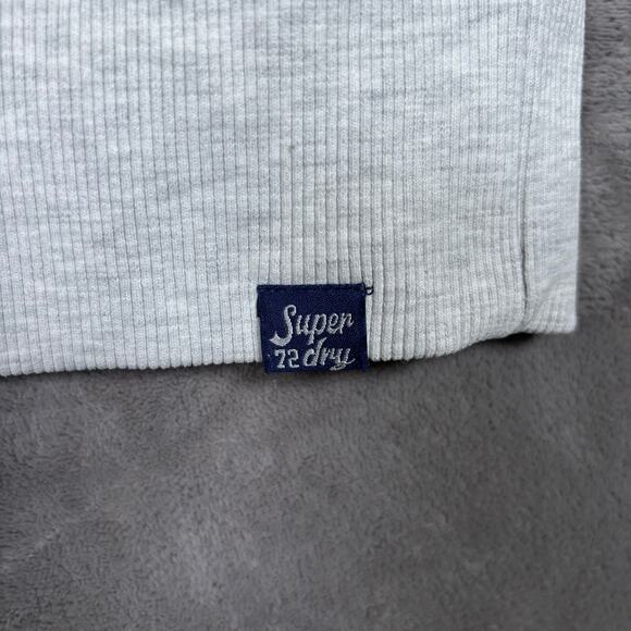 Superdry True JPN Crewneck Sweatshirt Gray Red White Size US 8 (EU 40) - Picture 3 of 10